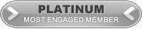 Platinum Most Engaged Member Ribbon