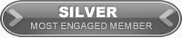 Silver Most Engaged Member Ribbon