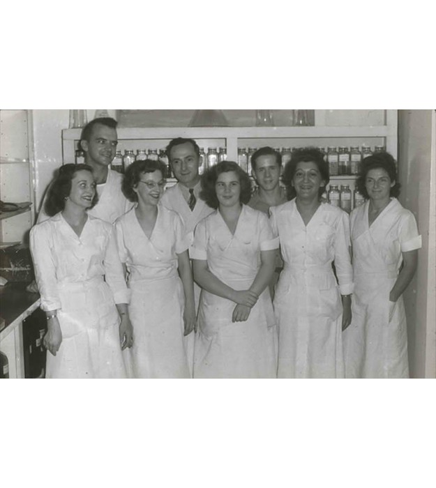 (1950) Akron City Hospital. Russell Lovell and Staff