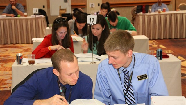 Semi finalists participating in the CSC National Competition

