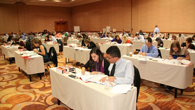 Semi finalists participating in the CSC National Competition
