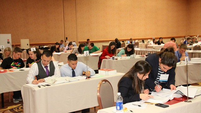 Semi finalists participating in the CSC National Competition
